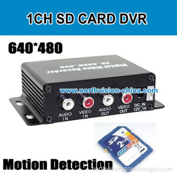 Real Time SD Card Mini DVR with Motion Detection